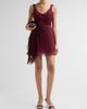 AMUR Women's Nova Pleated Twist-Front Mini Dress - 2