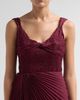 AMUR Women's Nova Pleated Twist-Front Mini Dress - 5