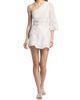 Amur Women's Olive Embroidered One-Shoulder Top - 2