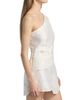 Amur Women's Olive Embroidered One-Shoulder Top - 4