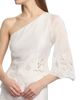 Amur Women's Olive Embroidered One-Shoulder Top - 6
