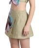 AMUR Women's Orielle Linen-Silk Asymmetric Miniskirt - 4