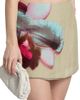 AMUR Women's Orielle Linen-Silk Asymmetric Miniskirt - 6