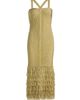 Amur Women's Rosalina Shimmer Metallic Fringe Midi-Dress - 1
