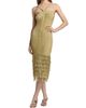 Amur Women's Rosalina Shimmer Metallic Fringe Midi-Dress - 2