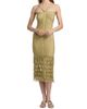 Amur Women's Rosalina Shimmer Metallic Fringe Midi-Dress - 3