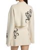 Amur Women's Rosenna Embroidered Knit Zip-Front Top - 5