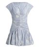 Amur Women's Rowyn Striped Ruched Bubble Mini Dress - 1