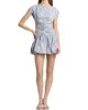 Amur Women's Rowyn Striped Ruched Bubble Mini Dress - 2