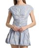 Amur Women's Rowyn Striped Ruched Bubble Mini Dress - 3