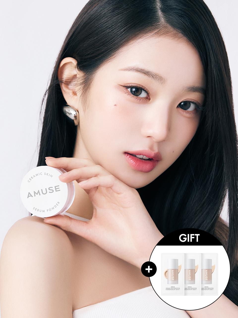 AMUSE [NEW] Ceramic Skin Sebum Powder