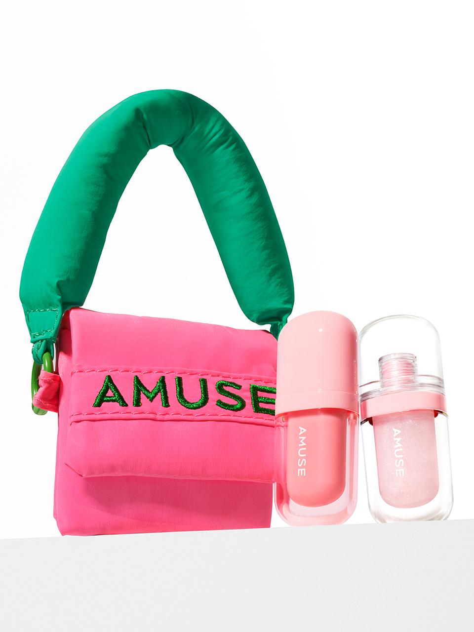 AMUSE Plumping Diamond Glitter Lip Set