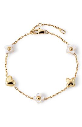 Ana Luisa Ana Luisa Azura Heart & Flower Station Bracelet