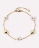 Ana Luisa Ana Luisa Azura Mother of Pearl Gold Charm Bracelet in Gold, Women's at Urban Outfitters - 2