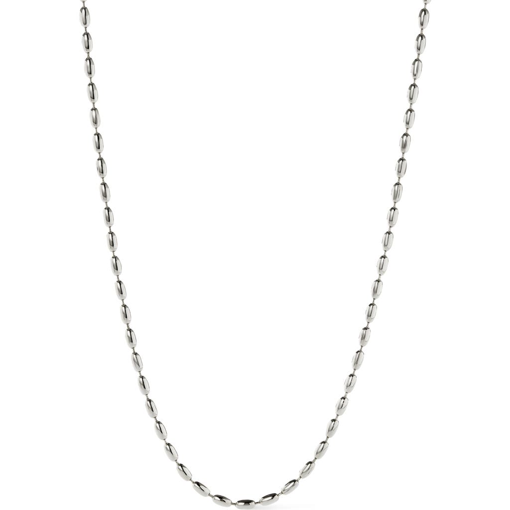 Ana Luisa Ana Luisa Ball Chain Necklace - Capri Silver 