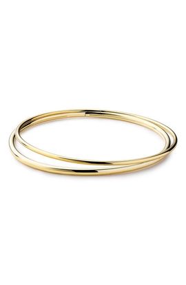 Ana Luisa Ana Luisa Carter Set of 2 14k Gold Plated Bangles 