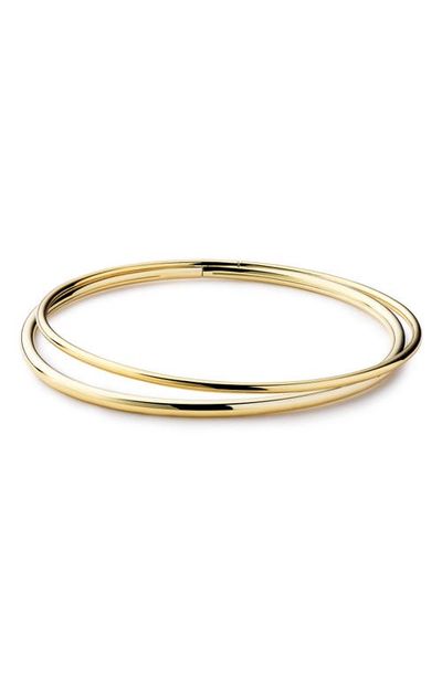 Ana Luisa Ana Luisa Carter Set of 2 14k Gold Plated Bangles 