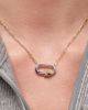 Ana Luisa Ana Luisa Cyrus Silver Pendant Necklace in Two Tone, Women's at Urban Outfitters - 1