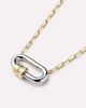 Ana Luisa Ana Luisa Cyrus Silver Pendant Necklace in Two Tone, Women's at Urban Outfitters - 2