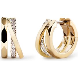Ana Luisa Ana Luisa Esme Trip Cubic Zirconia Huggie Hoop Earrings