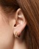 Ana Luisa Ana Luisa Esme Trip Cubic Zirconia Huggie Hoop Earrings - 2