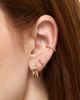 Ana Luisa Ana Luisa Esme Trip Cubic Zirconia Huggie Hoop Earrings - 3