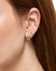 Ana Luisa Ana Luisa Esme Trip Cubic Zirconia Huggie Hoop Earrings - 4