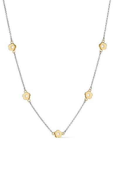 Ana Luisa Ana Luisa Flower Necklace - Rowena Necklace Two Tone 