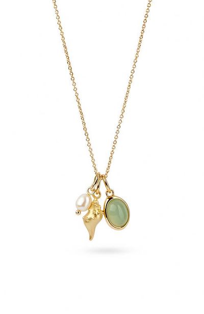 Ana Luisa Ana Luisa Gold Charm Necklace - Ocean 