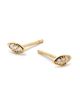 Ana Luisa Ana Luisa Gold Mini Lab-Grown Diamond Navette Studs - 2