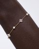 Ana Luisa Ana Luisa Hannah Bracelet Rose Quartz Flower Bracelet in Gold, Women's at Urban Outfitters - 1