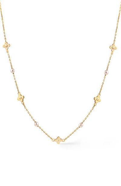 Ana Luisa Ana Luisa Hannah Freshwater Pearl Station Necklace