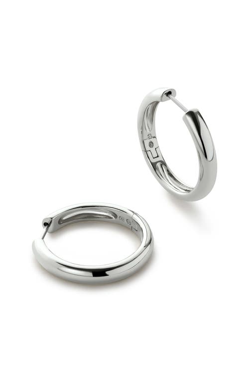Ana Luisa Ana Luisa Hoop Earrings - Giulia Large Silver 