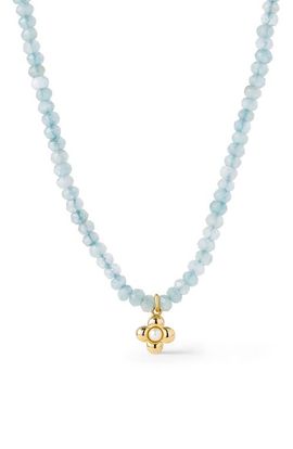 Ana Luisa Ana Luisa Liora Blue Jade & Freshwater Pearl Pendant Necklace