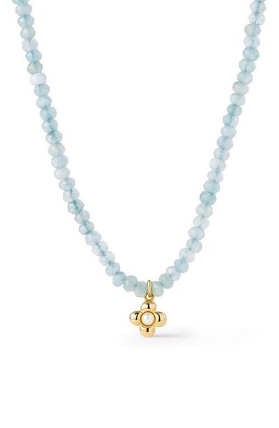 Ana Luisa Ana Luisa Liora Blue Jade & Freshwater Pearl Pendant Necklace