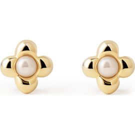 Ana Luisa Ana Luisa Liora Flower Freshwater Pearl Stud Earrings