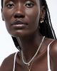 Ana Luisa Ana Luisa Liora Hoops Rose Quartz Flower Earrings in Gold, Women's at Urban Outfitters - 5