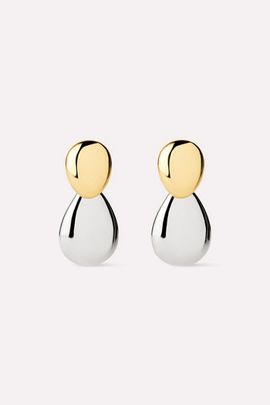 Ana Luisa Ana Luisa Pebble Earrings Drop Earrings in Two Tone, Women's at Urban Outfitters