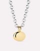 Ana Luisa Ana Luisa Pebble Statement Two Tone Pendant Necklace in Two Tone, Women's at Urban Outfitters - 1