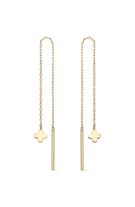 Ana Luisa Ana Luisa Solid Yellow Gold - Mini Flower Threaders 