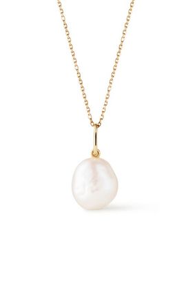 Ana Luisa Ana Luisa Solid Yellow Gold - Organic Pearl Necklace 