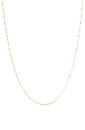 Ana Luisa Ana Luisa Solid Yellow Gold - Sparkle Link Chain Necklace 
