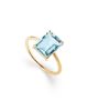 Ana Luisa Ana Luisa Solid Yellow Gold Blue Topaz Spritz Ring - 1