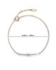 Ana Luisa Ana Luisa Solid Yellow Gold Diamond Links Bar Bracelet - 5