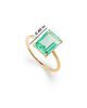 Ana Luisa Ana Luisa Solid Yellow Gold Green Sapphire Spritz Ring - 5