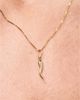 Ana Luisa Ana Luisa Solid Yellow Gold Italian Horn Charm Necklace - 4
