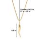 Ana Luisa Ana Luisa Solid Yellow Gold Italian Horn Charm Necklace - 6
