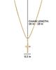 Ana Luisa Ana Luisa Solid Yellow Gold Lab Grown Diamond Cross Necklace - 6