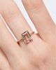 Ana Luisa Ana Luisa Solid Yellow Gold Light Pink Sapphire Spritz Ring - 2