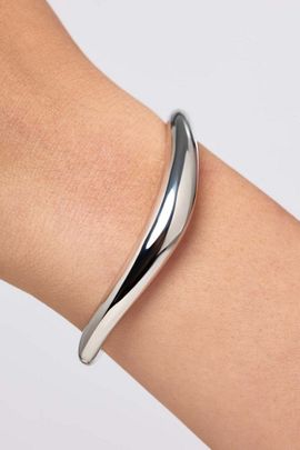 Ana Luisa Ana Luisa Talia Silver Bangle Bracelet in Silver, Women's at Urban Outfitters